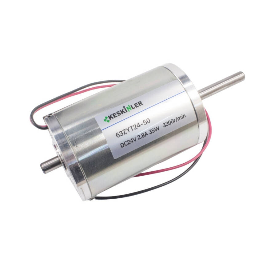 63ZYT24-50 24V 2.8A 50W 3300RPM DC Motor - 1