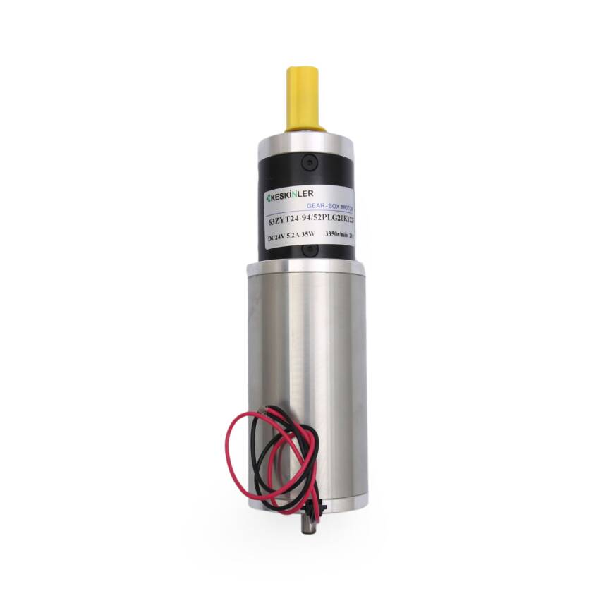 63ZYT24-94 24V 170RPM Planetary DC Motor - 1