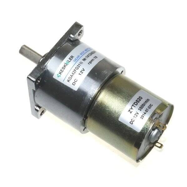 KGA-42 12V 11RPM 520 DC Gear Motor - 1