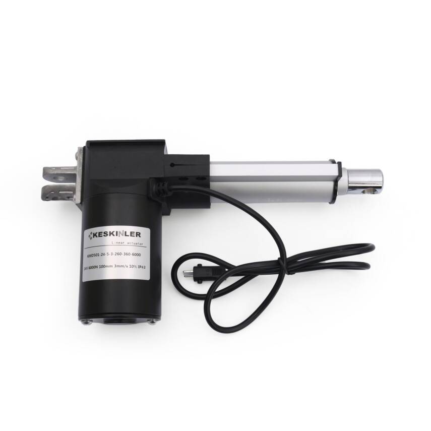 KMD501 24V 100mm 6000N Lineer Aktüatör | Güçlü ve Kompakt Motor - 1