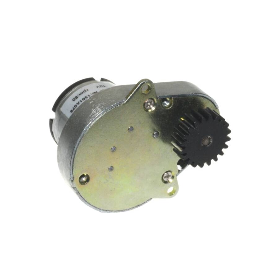 KS-RI 12V 80Rpm Redüktörlü Büyük Dişlili DC Motor - 3