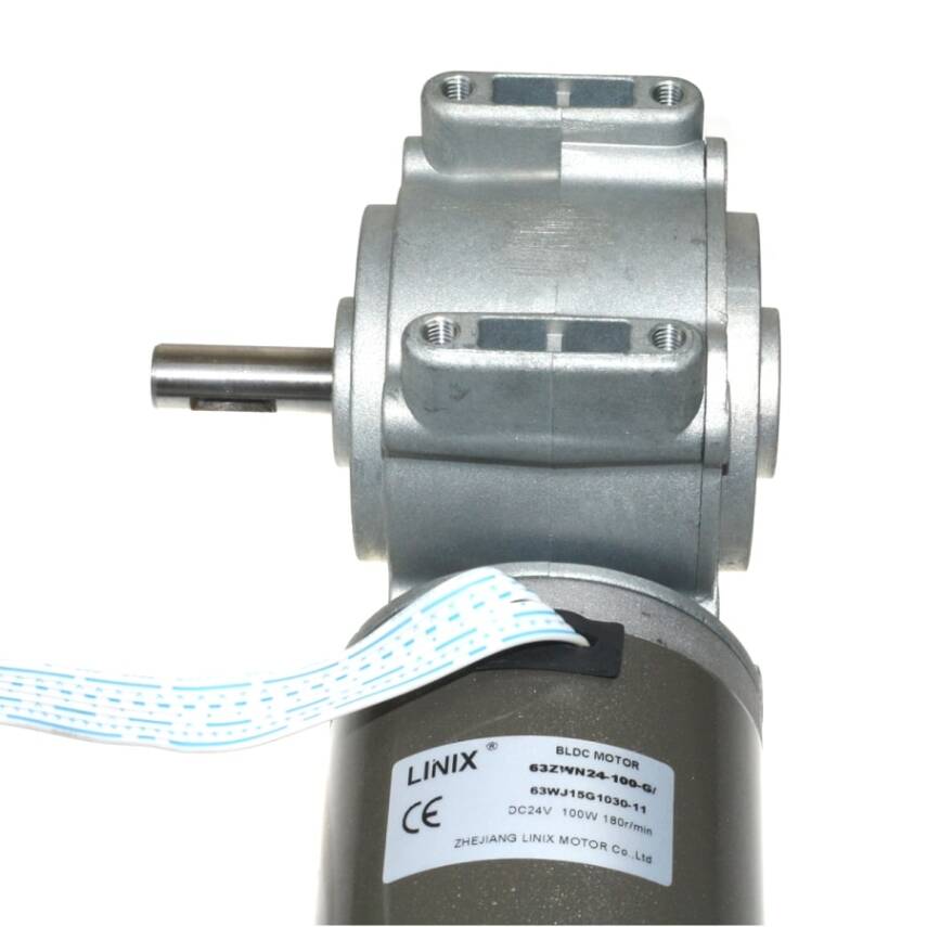 Linix BLDC Motor 63ZWN24-100-G/63WJ15G1030-11 DC 24V 100W 180RPM - 3