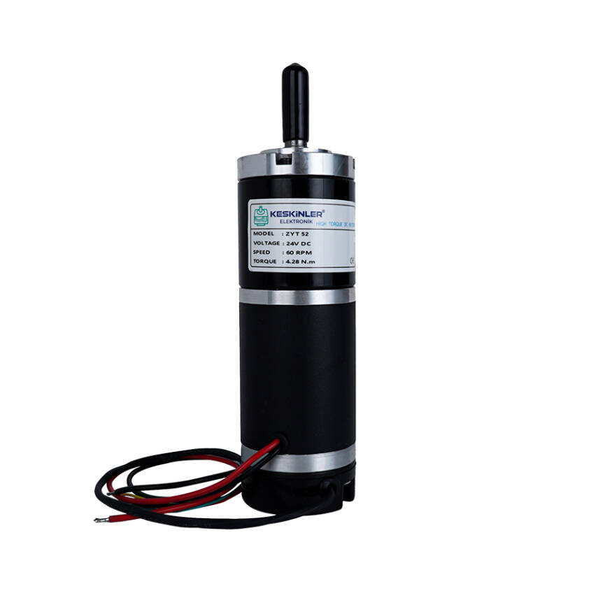 ZYT52RA 24V 60Rpm Planet Redüktörlü Encoderli Motor - 1